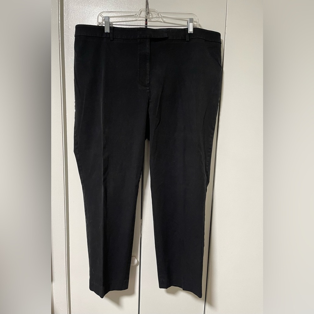 Talbots Women's Black Straight Leg Pants